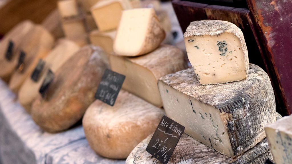 Cheese Stall - Mirepoix Market, France