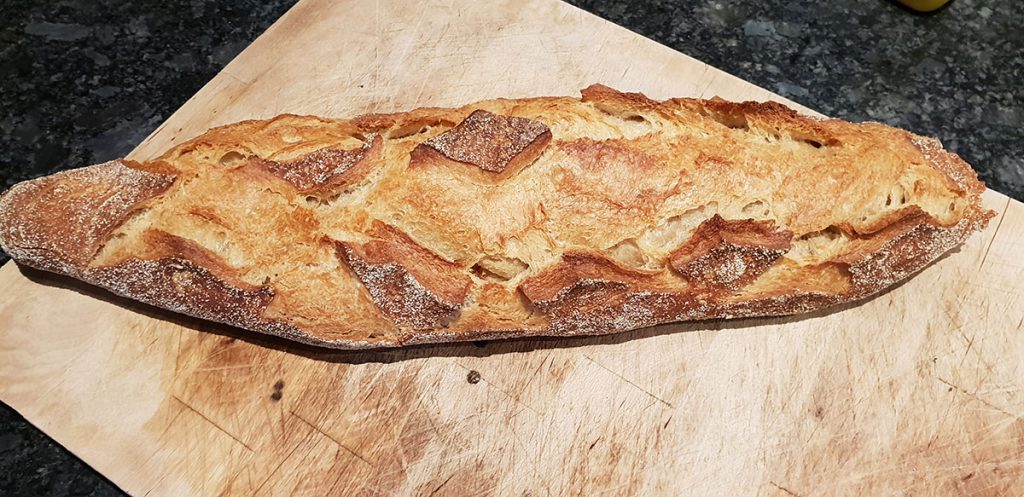 The secret bread at the Boulangerie while we slow travel in Belveze du Razes